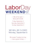 Labor Day Flyer