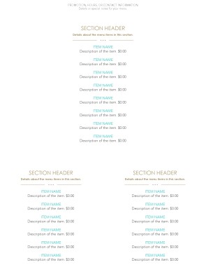 Customize Creative Menu 3