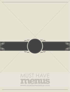 Ornamental Menu Background