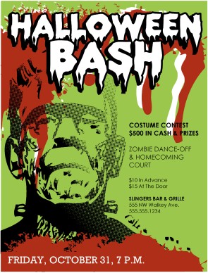 Customize Halloween Costume Party Flyer Customize Halloween Costume Party Flyer