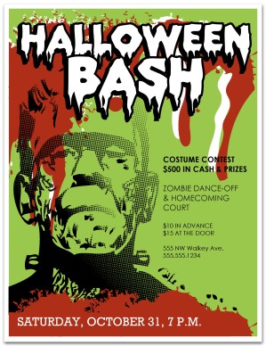 halloween costume party flyer template halloween flyers
