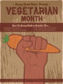 Vegetarian Month Flyer