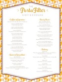 Coffee House Menu