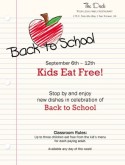 Back to School Flyer