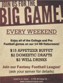 Football Game Flyer
