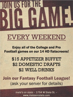 Customize Football Game Flyer