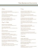 Hotel Brunch Menu