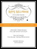 Happy Halloween Flyer