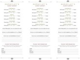 Market Cafe Comment Card