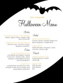 Spooky Halloween Menu