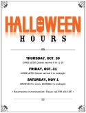 Halloween Hours Flyer