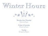 Winter Hours Flyer