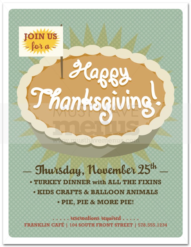 Happy Thanksgiving Flyer | page 1