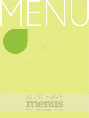 Contemporary Menu Background