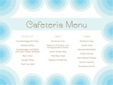 Daily Cafeteria Menu