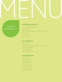 Todays Menu