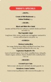 American Style Specials Menu