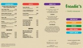 American Style Takeout Menu