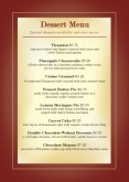 Family Restaurants Table Tent