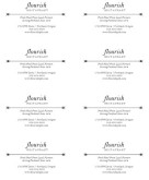 Park Cafe Business Card