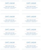 Cafe Restaurant Business Card