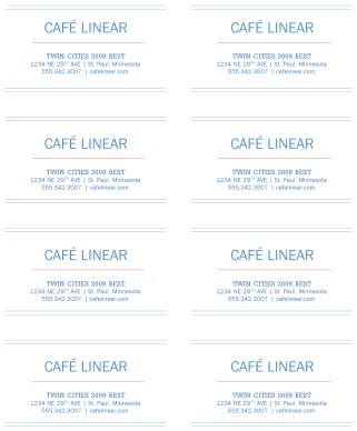 Customize Cafe Restaurant Business Card