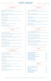 Cafe Restaurant Menu Tabloid