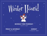 December Hours Flyer
