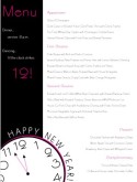 New Years Menu