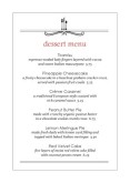 East Cafe Table Tent