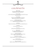 East Cafe Bar Menu