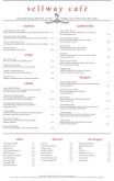 East Cafe Menu Tabloid