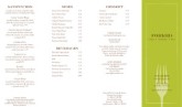 Bar Restaurant Takeout Menu