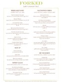 Bar Restaurant Menu