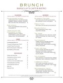 Brunch Market Cafe Menu