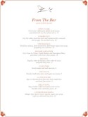 Garden Cafe Bar Menu
