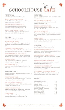 Customize Garden Cafe Menu Long