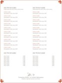Garden Cafe Menu Page