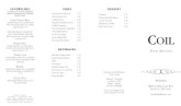 Fine Dining Takeout Menu