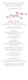 Valentines Day Party Menu