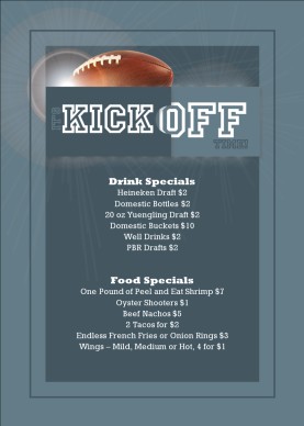 football table tent sports bar menus letter of request templates