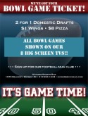 College Bowl Game Flyer