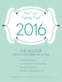 Family New Years Flyer