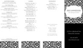Fine Restaurant Takeout Menu