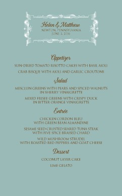 Customize Club Event Menu