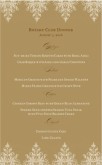 Rotary Club Dinner Menu