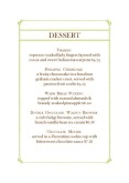 Italian Fine Dining Table Tent