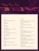 Bar Happy Hour Menu