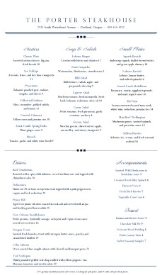 Customize Downtown Fine Dining Menu Long