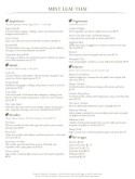 Thai Basil Restaurant Menu